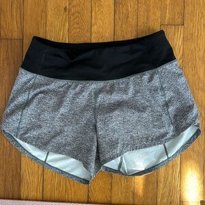 Lululemon 4 inch speed up shorts size 4